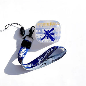 TXT FREEFALL AirPods Frosted Finish Soft Cover with Lanyard Accessory - TXT Universe