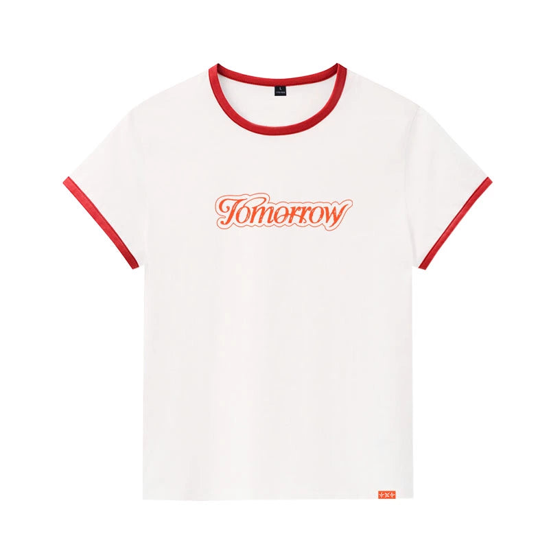 TXT minisode 3: TOMORROW Contrast Piping T-shirt (Fan-made)