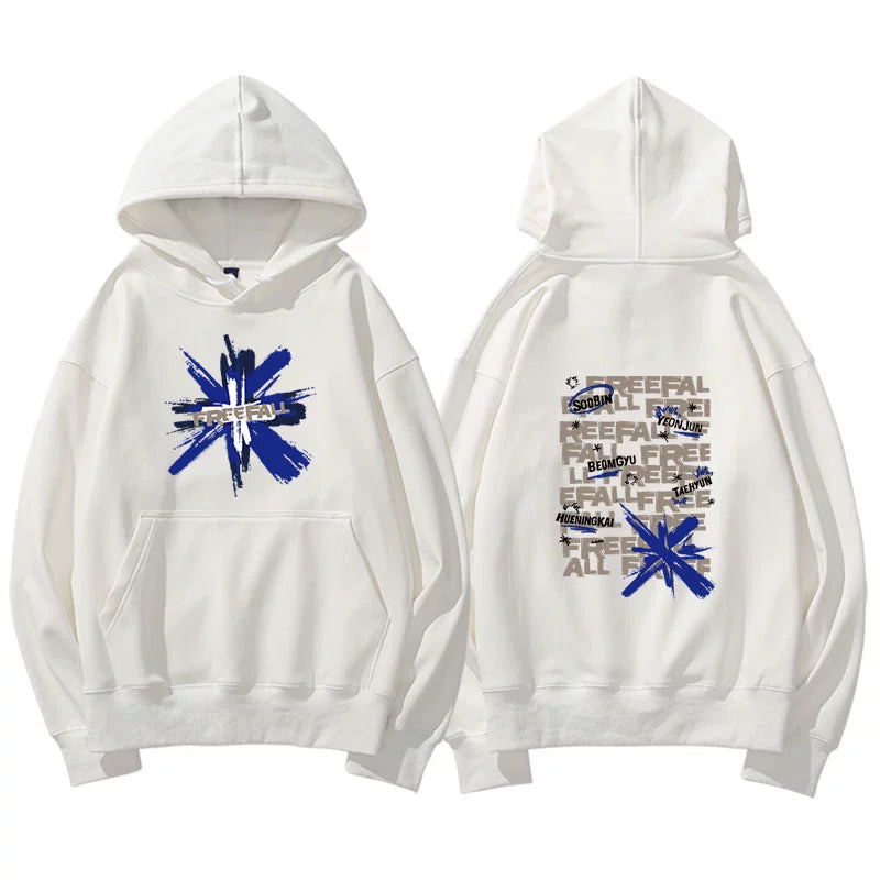 TXT The Name Chapter: FREEFALL Grungy Hoodie (Fan-made)