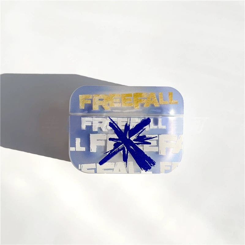 TXT FREEFALL AirPods Frosted Finish Soft Cover with Lanyard Accessory - TXT Universe