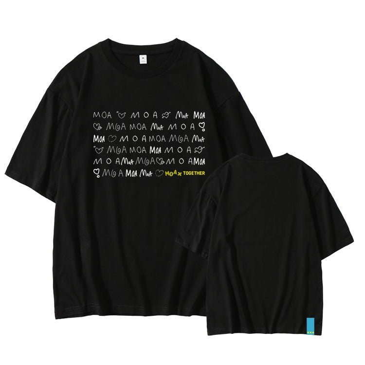 TXT FANLIVE MOA X TOGETHER Doodle T-shirt (Fan-made) – TXT Universe