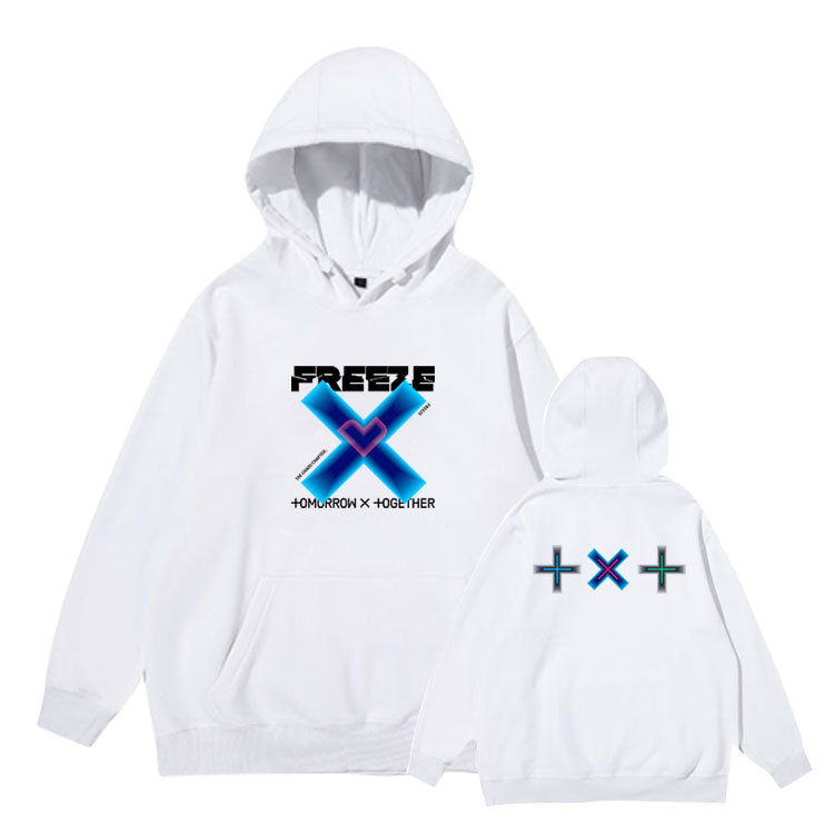 TOMORROW X TOGETHER FREEZE HOODIE パーカー M TXT The Chaos Chapter: FREEZE Hoodie (Fan-made) – TXT Universe