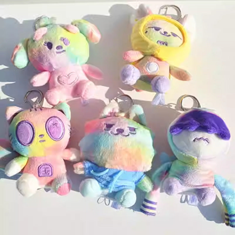 [TXT] PPULBATU Tie-dye Character Plush Keyring (Fan-made) - TXT Universe