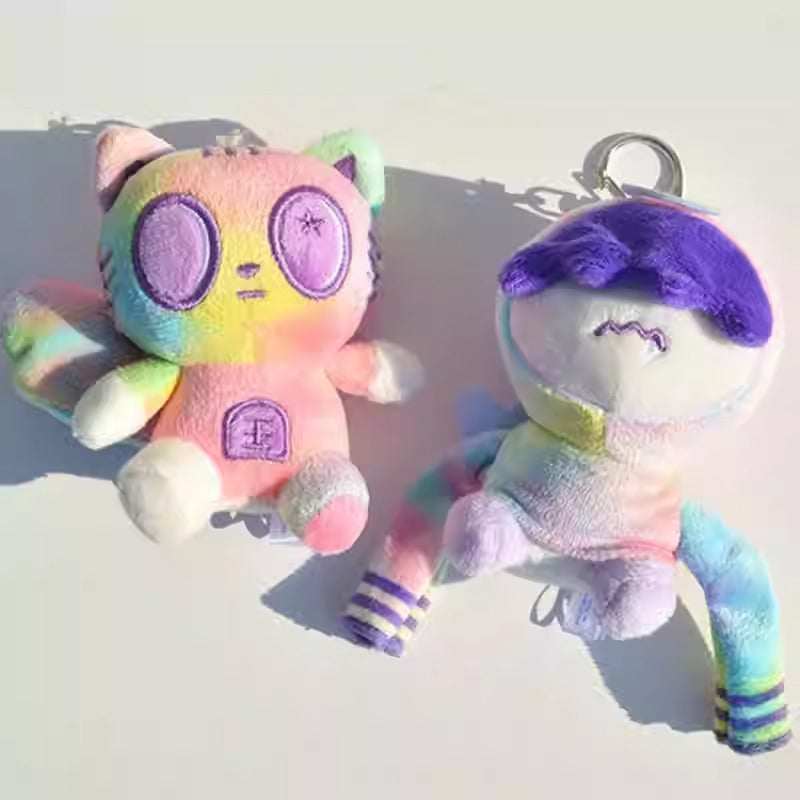 [TXT] PPULBATU Tie-dye Character Plush Keyring (Fan-made) - TXT Universe