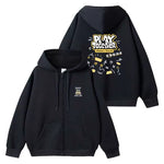 TXT 2024 PLAY x TOGETHER Happy Moa Day Zippered Hoodie (Fan-made) - TXT Universe