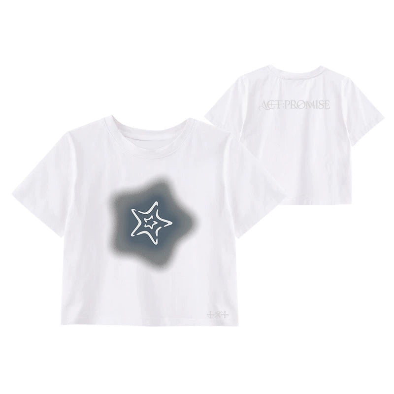 TXT World Tour ACT : PROMISE Star Cropped/Regular T-shirt (Fan-made ...