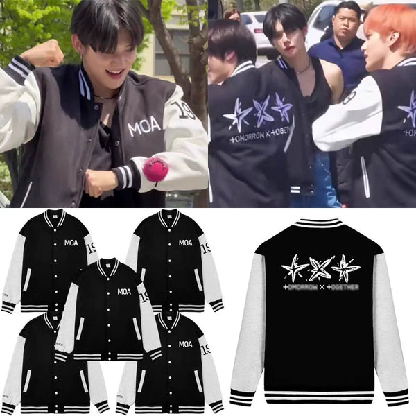 TXT The Star Chapter: TOMORROW MOA Varsity Jacket (Fan-made) – TXT TXT The Star Chapter: TOMORROW MOA Varsity Jacket (Fan-made) – TXT