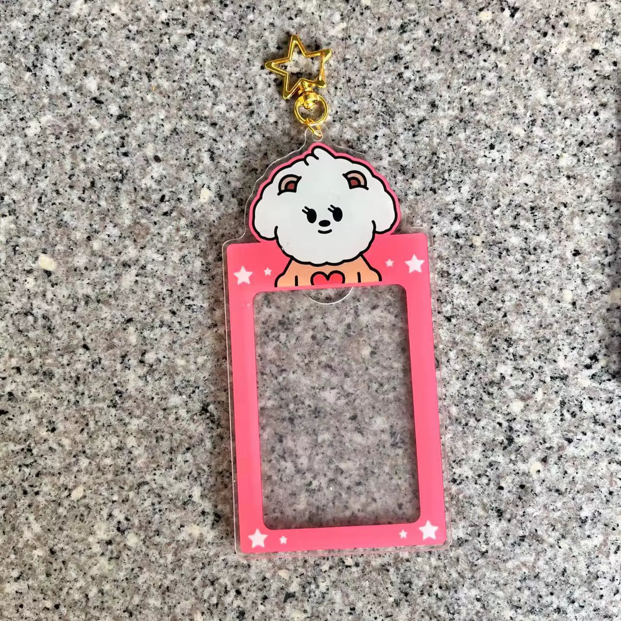 [TXT] PPULBATU Transparent Photo Card Holder Keychain (Fan-made)