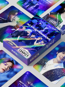 TXT World tour ACT:TOMORROW Holographic LOMO Card / Sticker Set