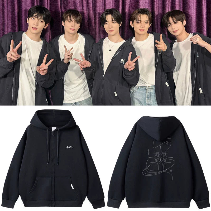 TXT 2025 World Tour ACT PROMISE EP2 IN JAPAN Zippered Hoodie (Fan-made