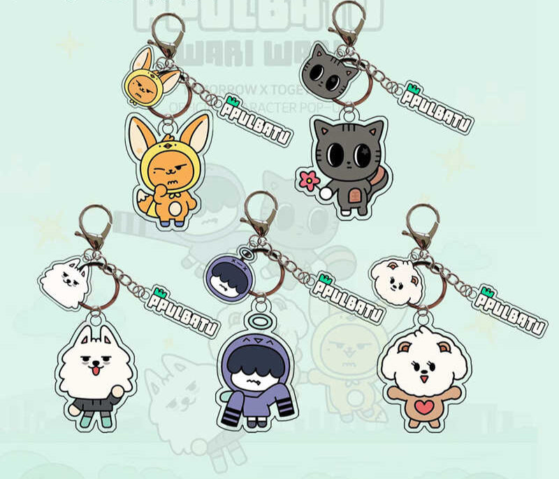 [TXT] PPULBATU Triple Pendant Keychain (Fan-made)