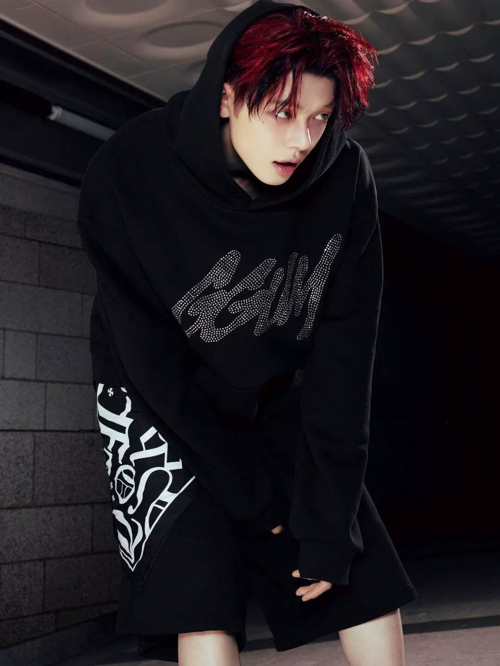 TXT Yeonjun GGUM Rhinestone Hoodie (Fan-made)