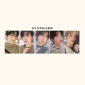 thumbnail image 2 of TXT Japan Chikai Standard Ver. Official Photocard Full Set – 5ea, Mint, Official 2 of 5