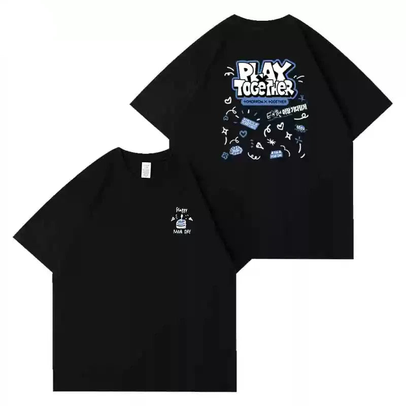 TXT 2024 PLAY x TOGETHER Happy Moa Day T-shirt (Fan-made)