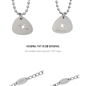 TXT Minisode 3 : TOMORROW Guitar Pick Charm Necklace (Fan-made) - TXT Universe