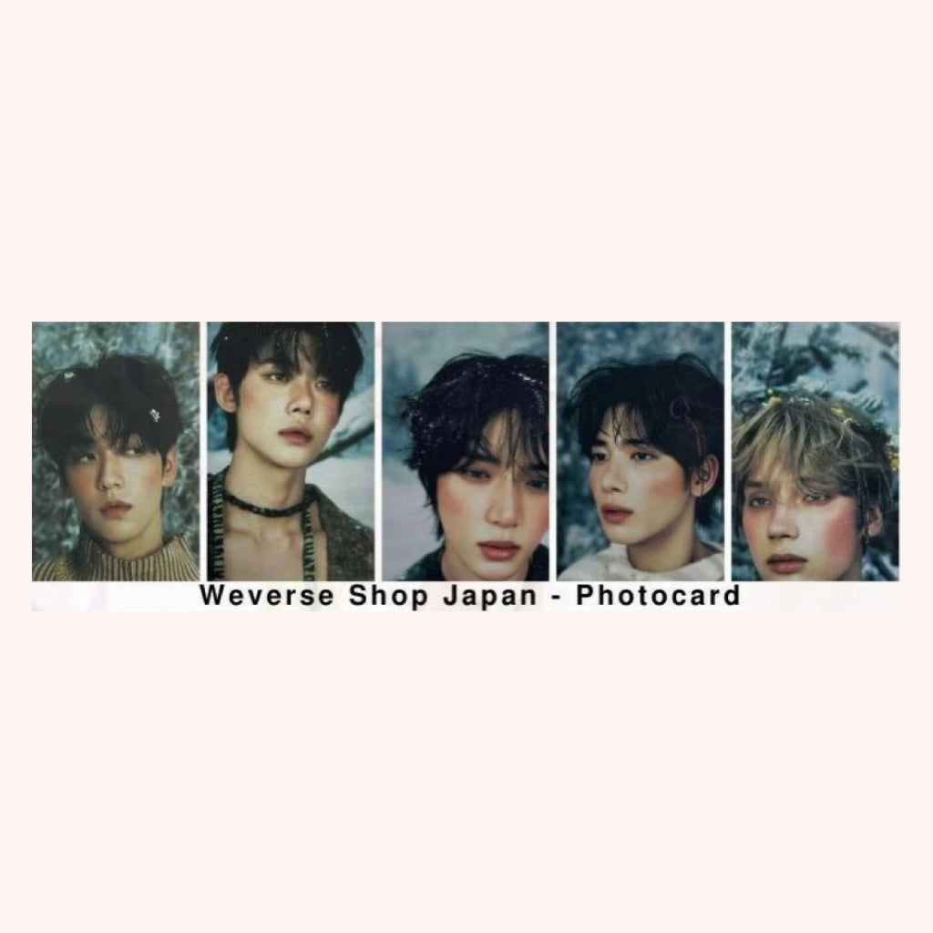 TXT Japan 4th Single CHIKAI (誓い) Album Photo Cards [Official TXT Japan 4th Single CHIKAI (誓い) Album Photo Cards [Official