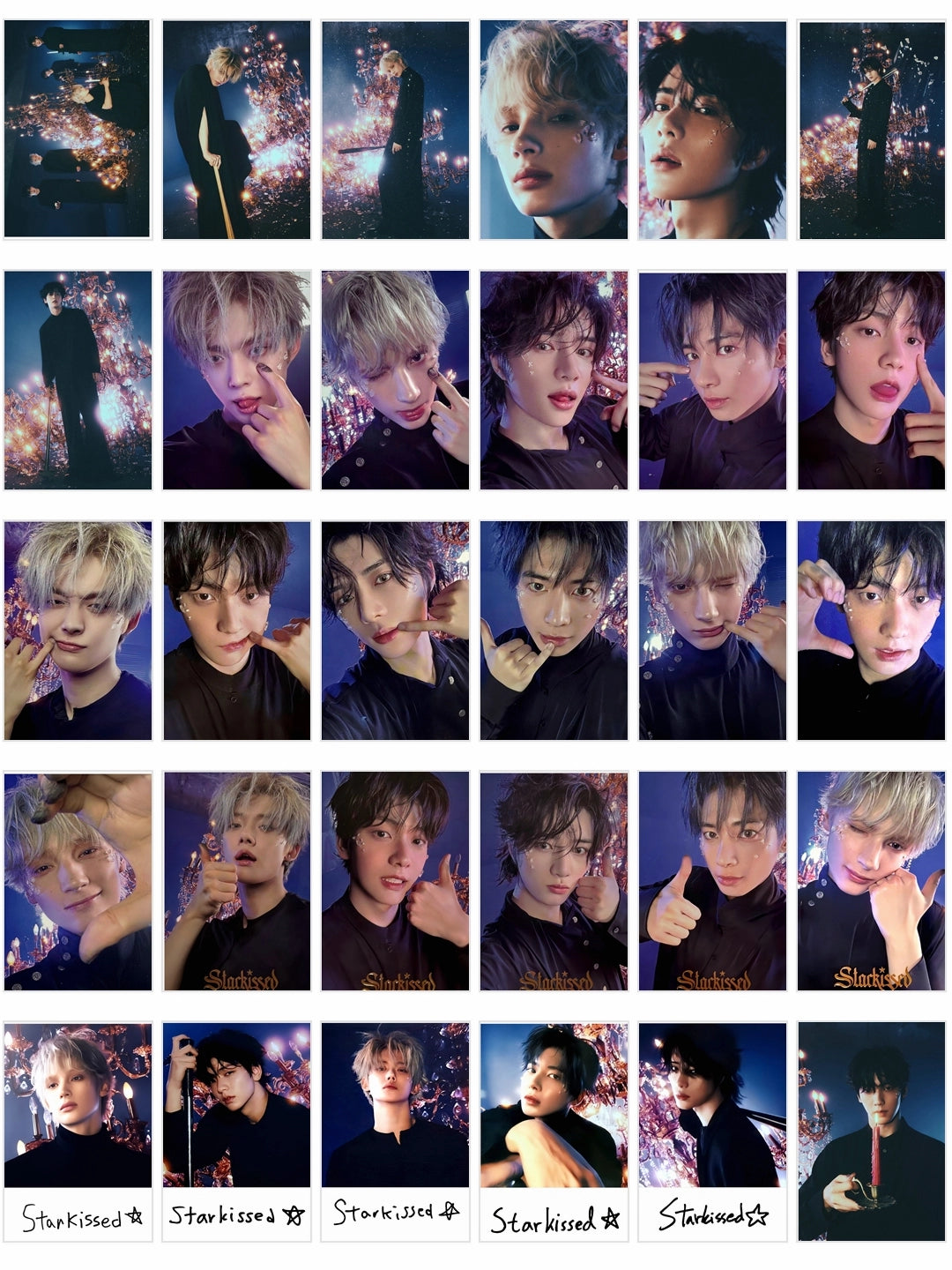 TXT JP 3rd Album STARKISSED Tin Case Set [40 pcs] (Fan-made)