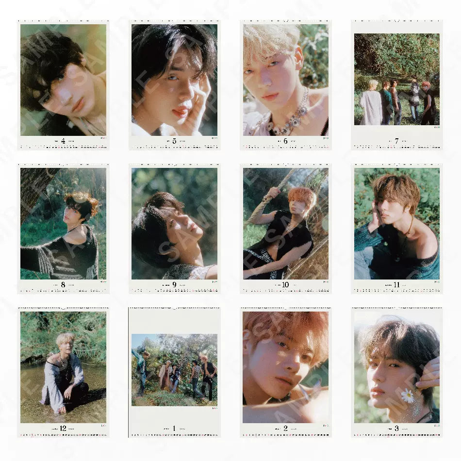 TOMORROW X TOGETHER Temptation 2024-2025 Wall-hanging A2 Calendar [Official] - TXT Universe
