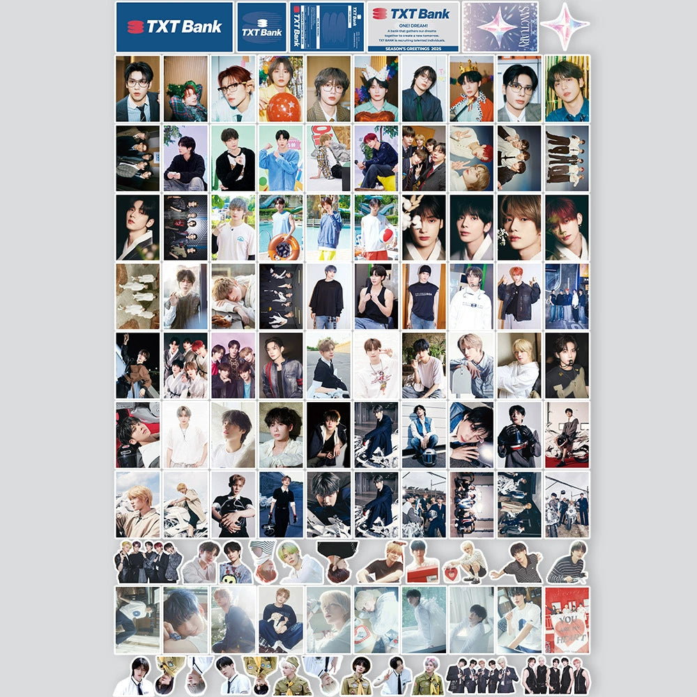 TXT 2025 Season's Greetings 105 pcs Sticker Pack (Fan-made)
