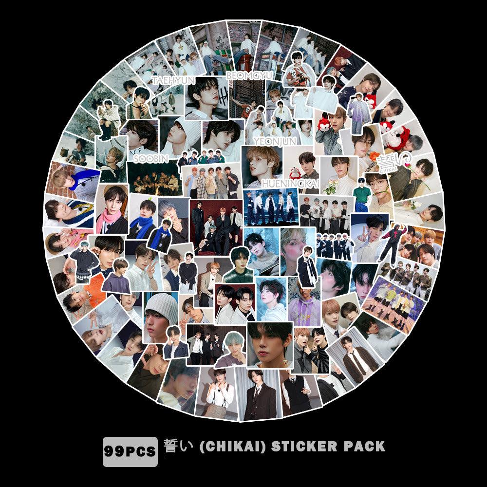 TXT 'CHIKAI' LOMO Card Sets /Sticker Pack (Fan-made) - TXT Universe