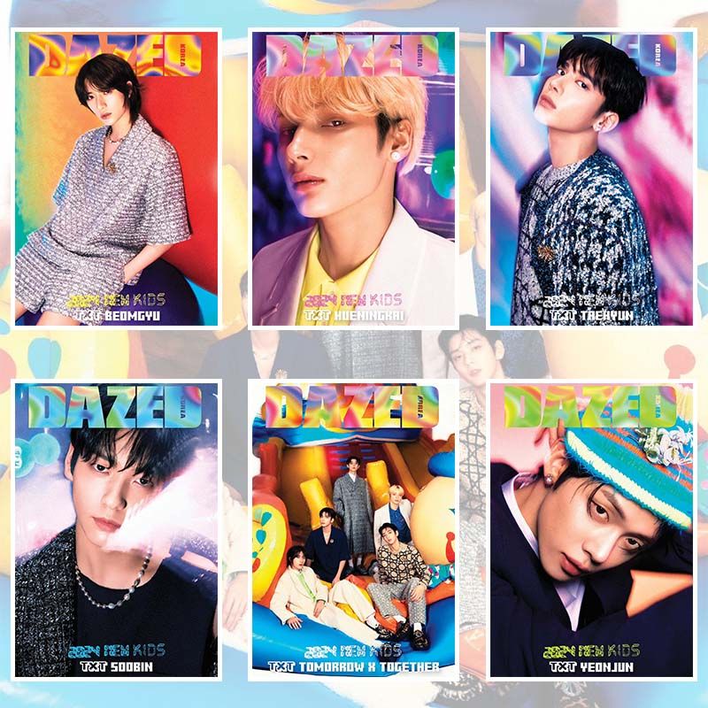 TXT DAZED Magazine Cover Concept Photos A4 Sticker / Contact Paper / Wallpaper (Fan-made) - TXT Universe