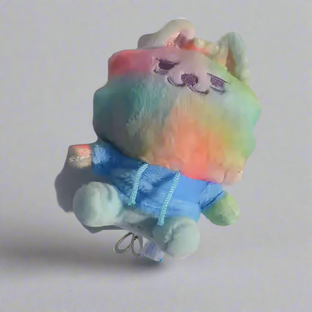 [TXT] PPULBATU Tie-dye Character Plush Keyring (Fan-made) - TXT Universe