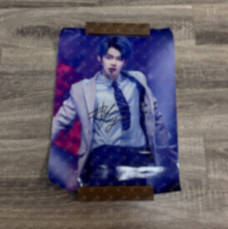 TXT Choi Yeonjun Autographed Poster - TXT Universe