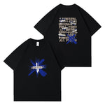 TXT FREEFALL Grungy Logo Oversized T-shirt - TXT Universe