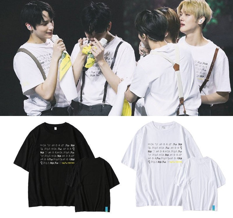 TXT FANLIVE MOA X TOGETHER Inspired Doodle Oversized T-shirt - TXT Universe