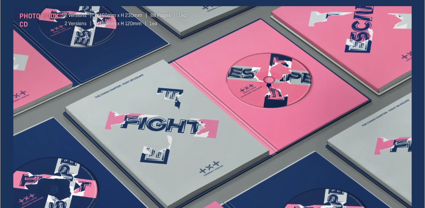 TXT THE CHAOS CHAPTER FIGHT OR ESCAPE Album PB Version OFFICIAL txt-the-chaos-chapter-fight-or-escape-album-pb-version-official