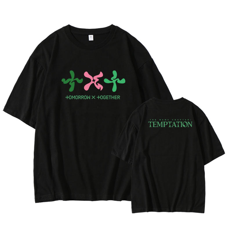 TXT - The Name Chapter: TEMPTATION Logo Short Sleeve T-shirt - TXT Universe