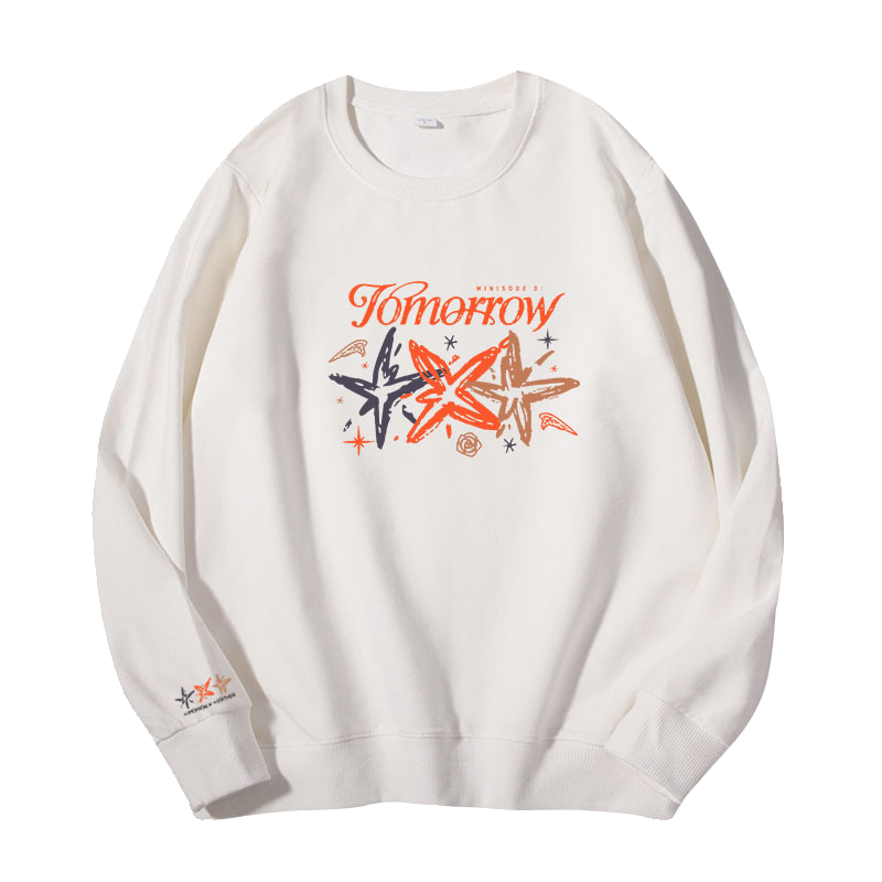 TXT minisode 3: TOMORROW Logo Sweatshirt (Fan-made) – TXT Universe TXT minisode 3: TOMORROW Logo Sweatshirt (Fan-made) – TXT Universe