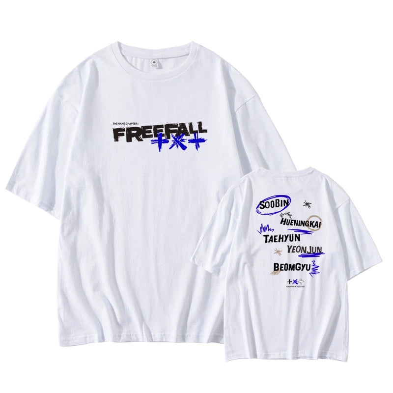 TXT The Name Chapter: FREEFALL Member Name Oversized T-shirt - TXT Universe