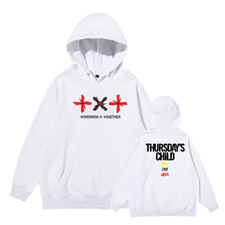 Tomorrow X Together Thursday's Child Logo Hoodie - TXT Universe