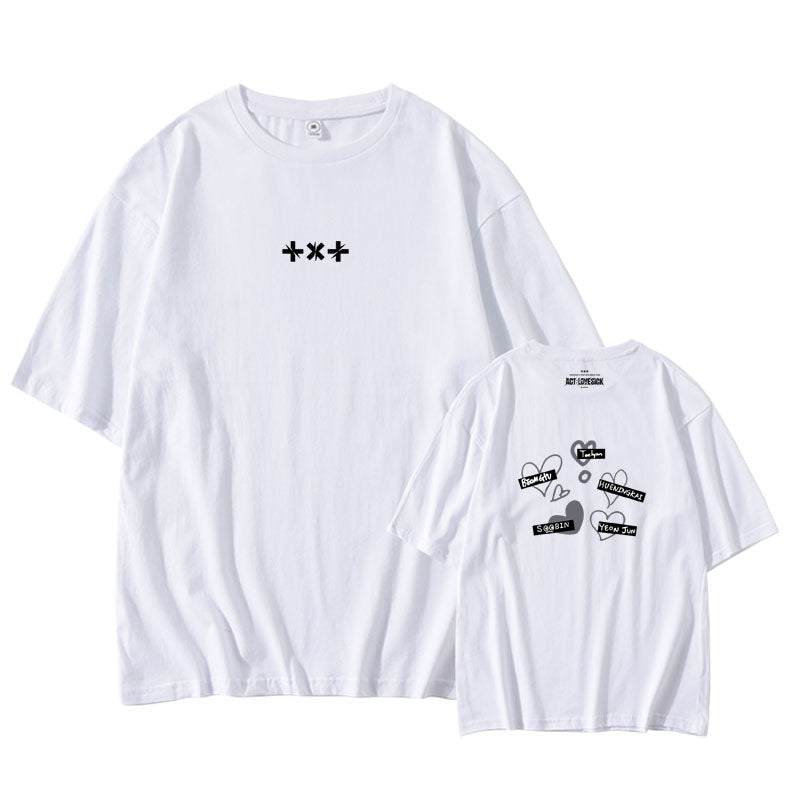 TXT [ACT:LOVE SICK] IN JAPAN Inspired Short Sleeve T-shirt - TXT Universe