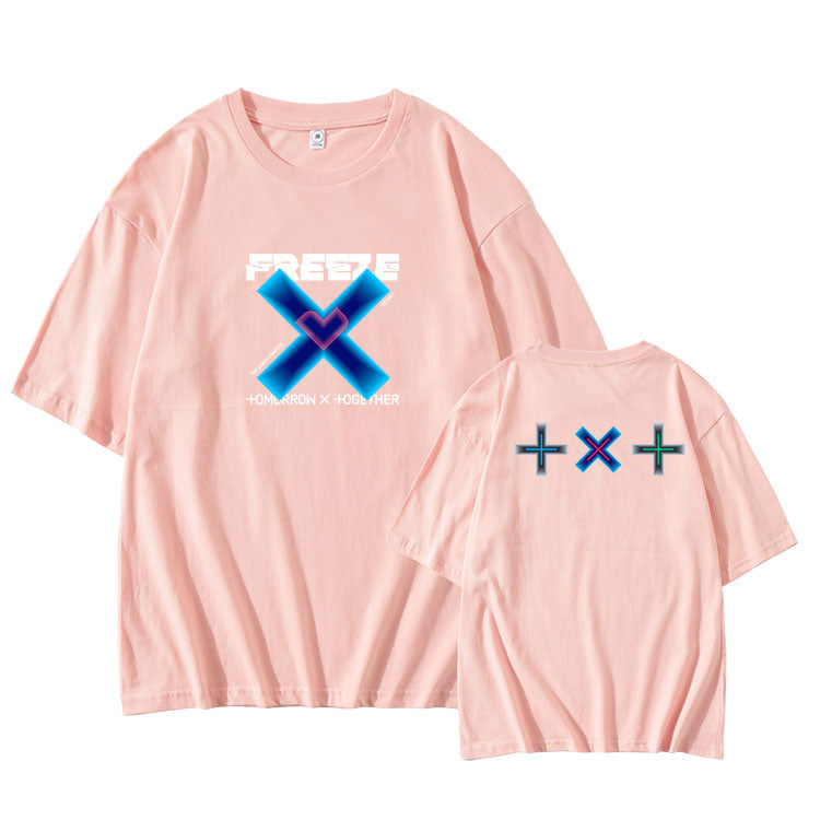 TXT The Chaos Chapter: FREEZE Album Cover Oversized T-shirt