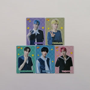 Hong Kong YES! Magazine - YES CARD - TXT - 25th Anniversary Series 68 Glow in the Dark Photo Cards [EXTREMELY RARE] - TXT Universe