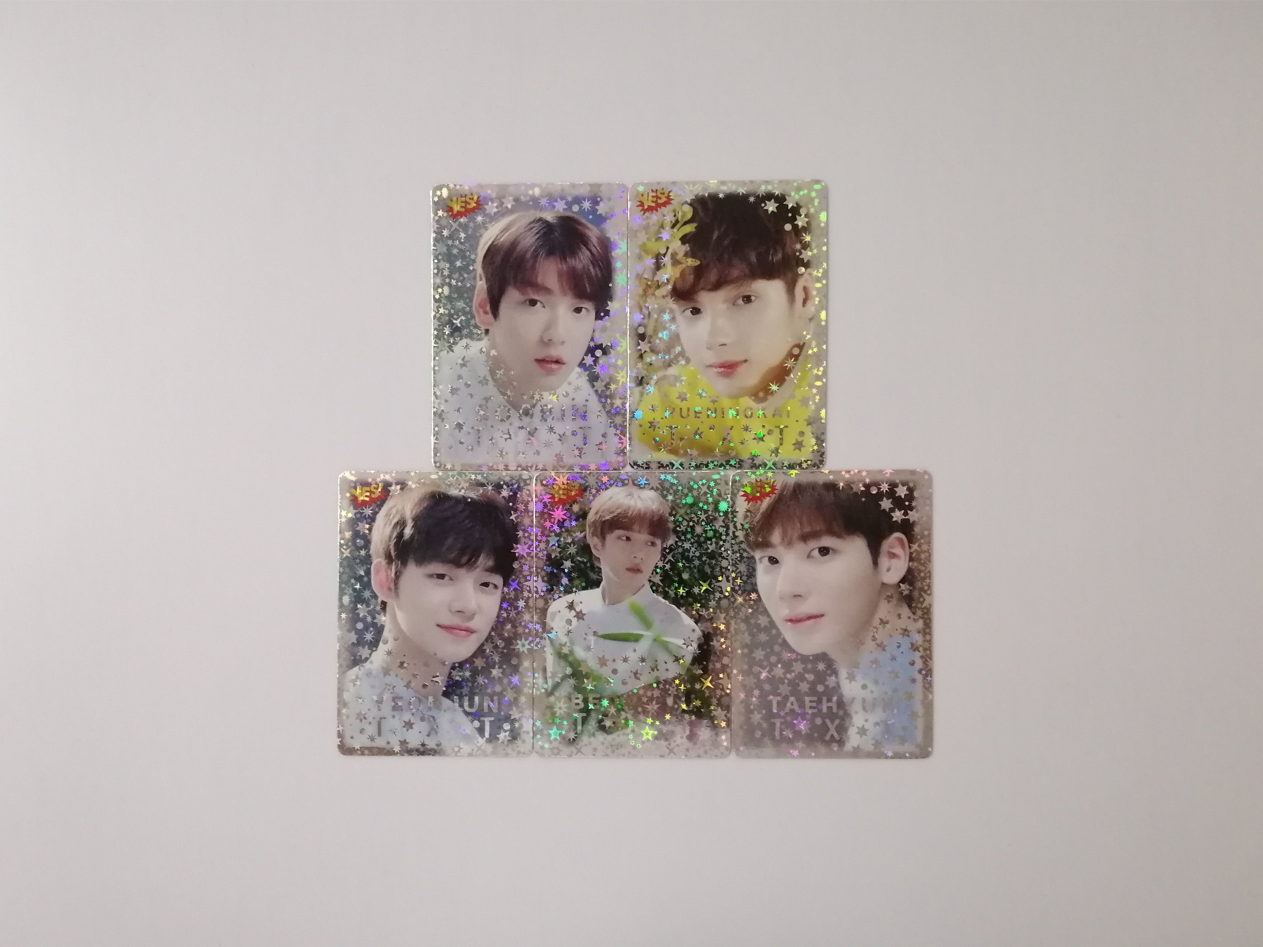 Hong Kong YES! Magazine - YES CARD - TXT - 25th Anniversary Series 51 Foil Photo Cards - TXT Universe