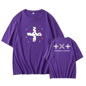 TXT Minisode BLUE HOUR Logo Short Sleeve T-shirt - TXT Universe