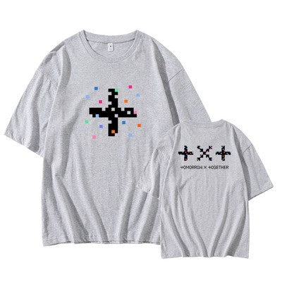 TXT Minisode BLUE HOUR Logo Short Sleeve T-shirt - TXT Universe