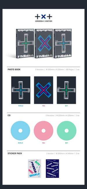 TOMORROW X TOGETHER THE CHAOS CHAPTER: FREEZE [OFFICIAL] [+AM / WEVERSE GIFTS]